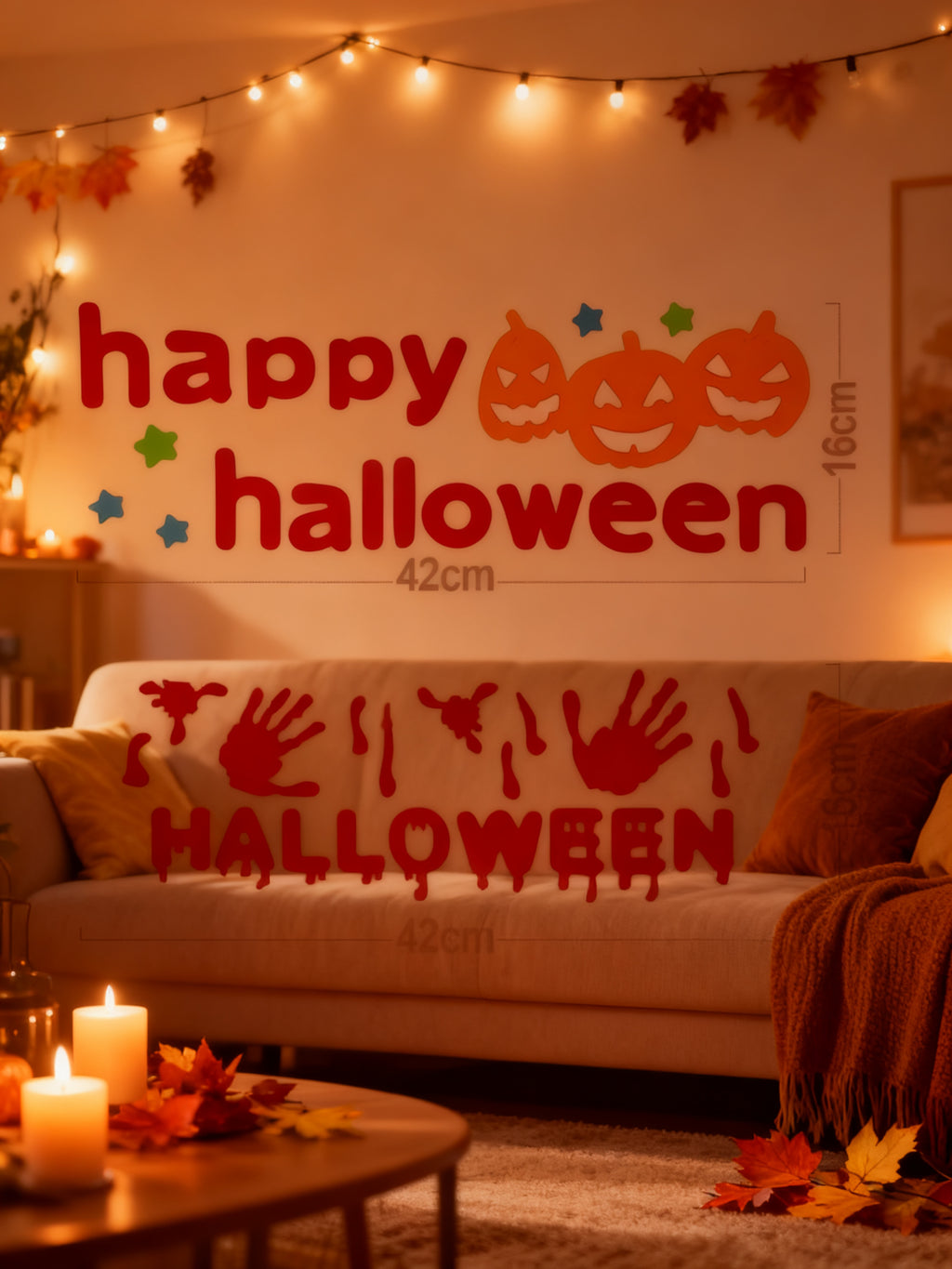 Pegatinas de Halloween 1 Unidad