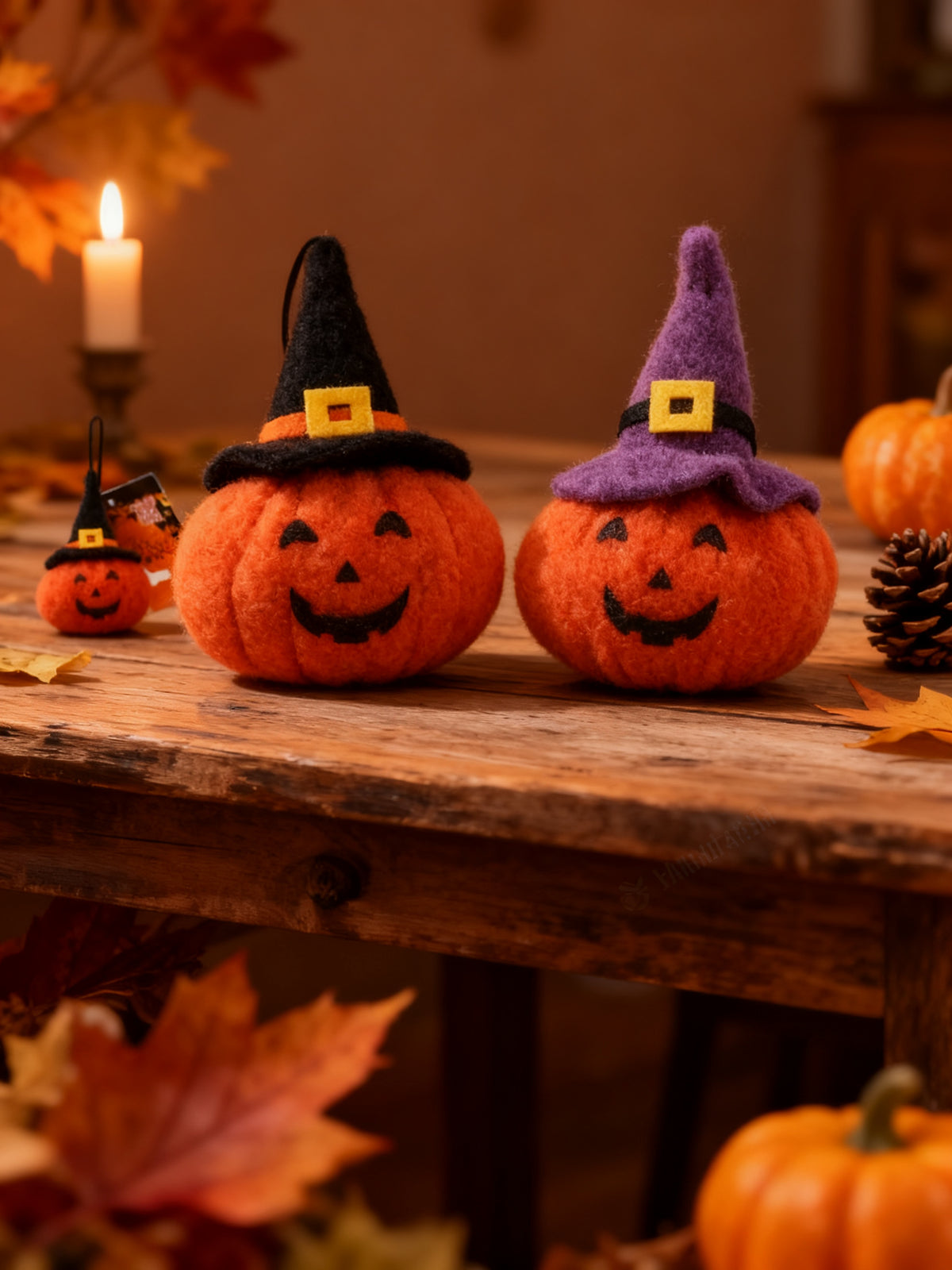 Adorno de Calabaza de Halloween