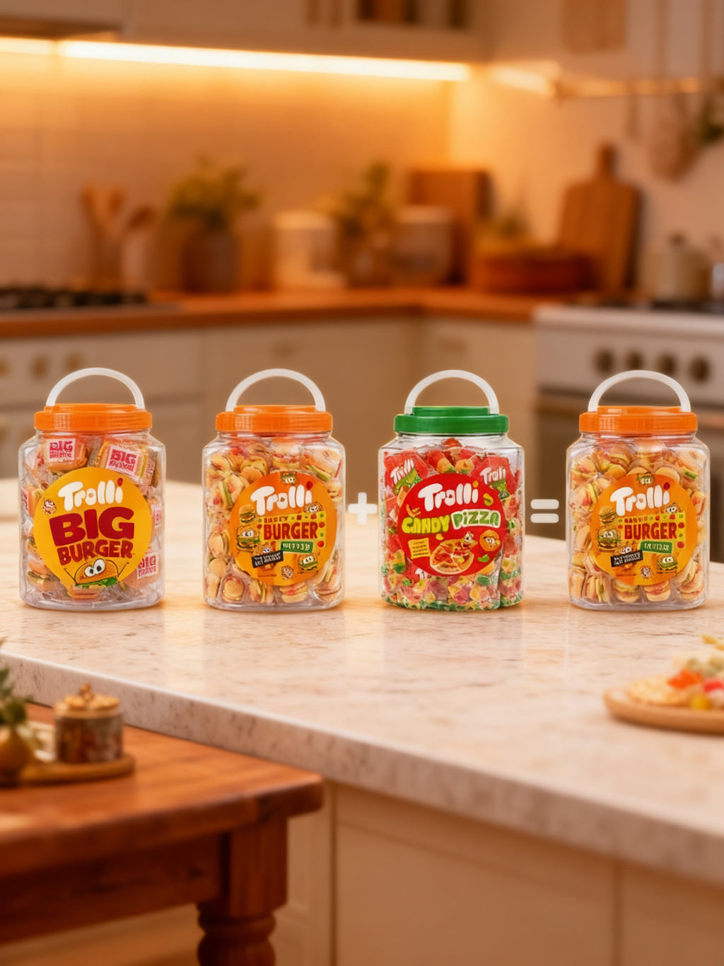 LOTE TROLLI VUELTA AL COLE 3 + MINI BURGER GRATIS