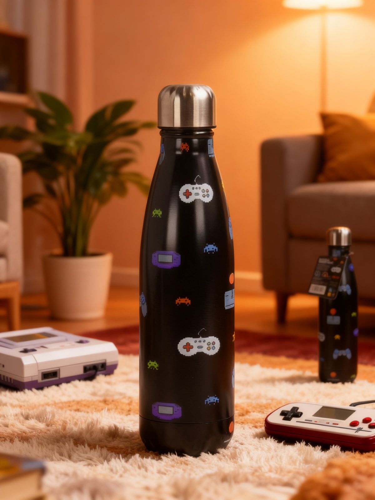 BOTELLA INOX 500 ML VINTAGE GAMING