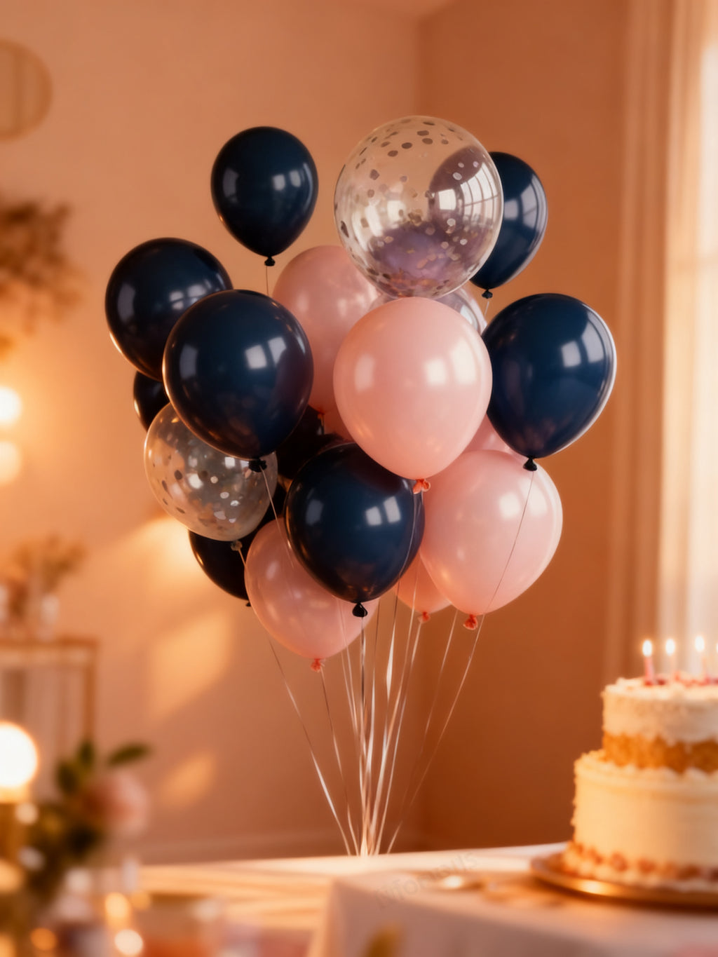 GLOBOS FIESTA 34PC PARA DECORACIÓN