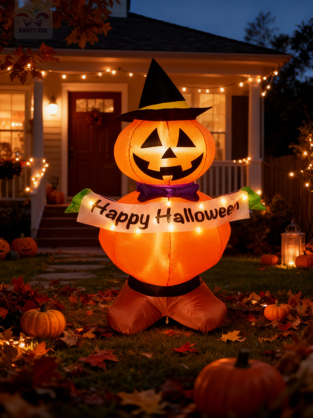 Decoración Inflable de Halloween con Luces