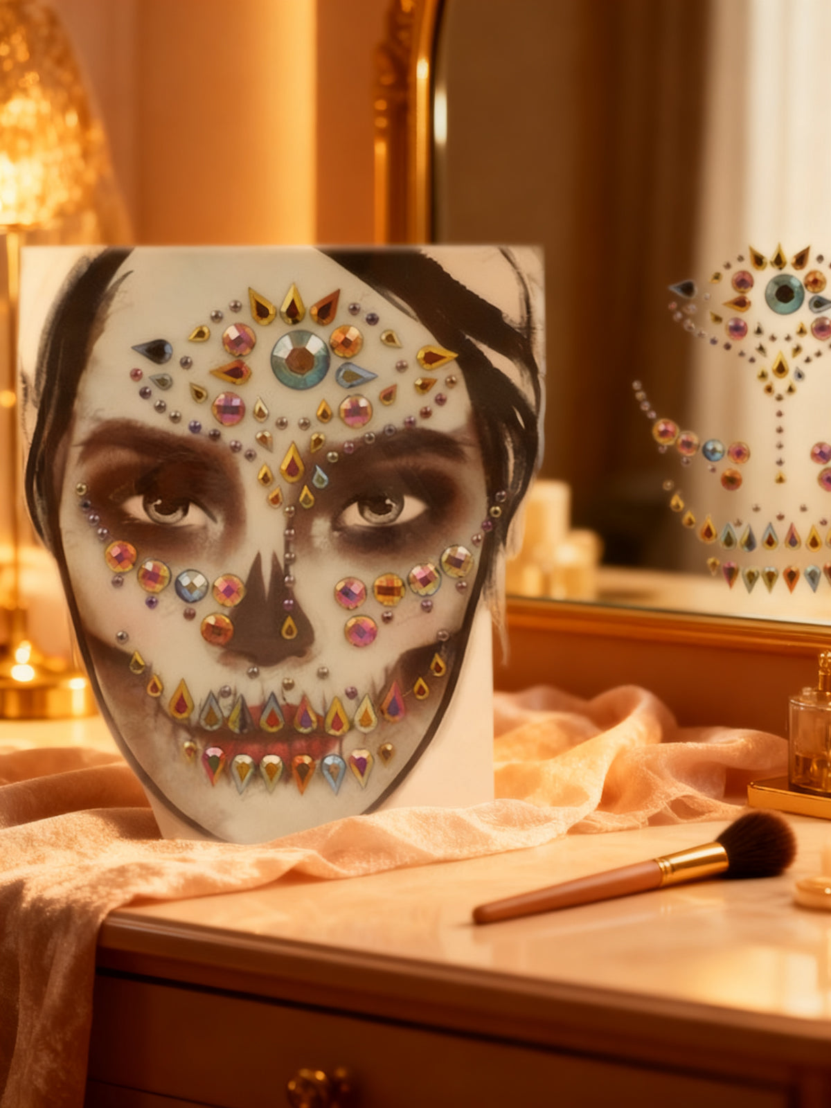 Pegatina de Diamante para Halloween (1 Unidad)