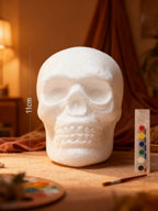 Calavera de Halloween con Set de Pinceles