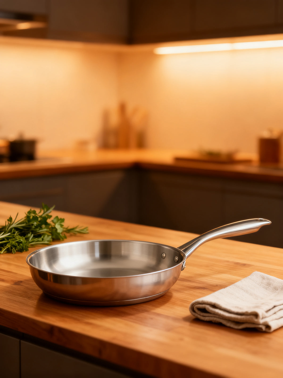 Sartén 20cm Acero Inox 18/10 Essentia PFOA Free