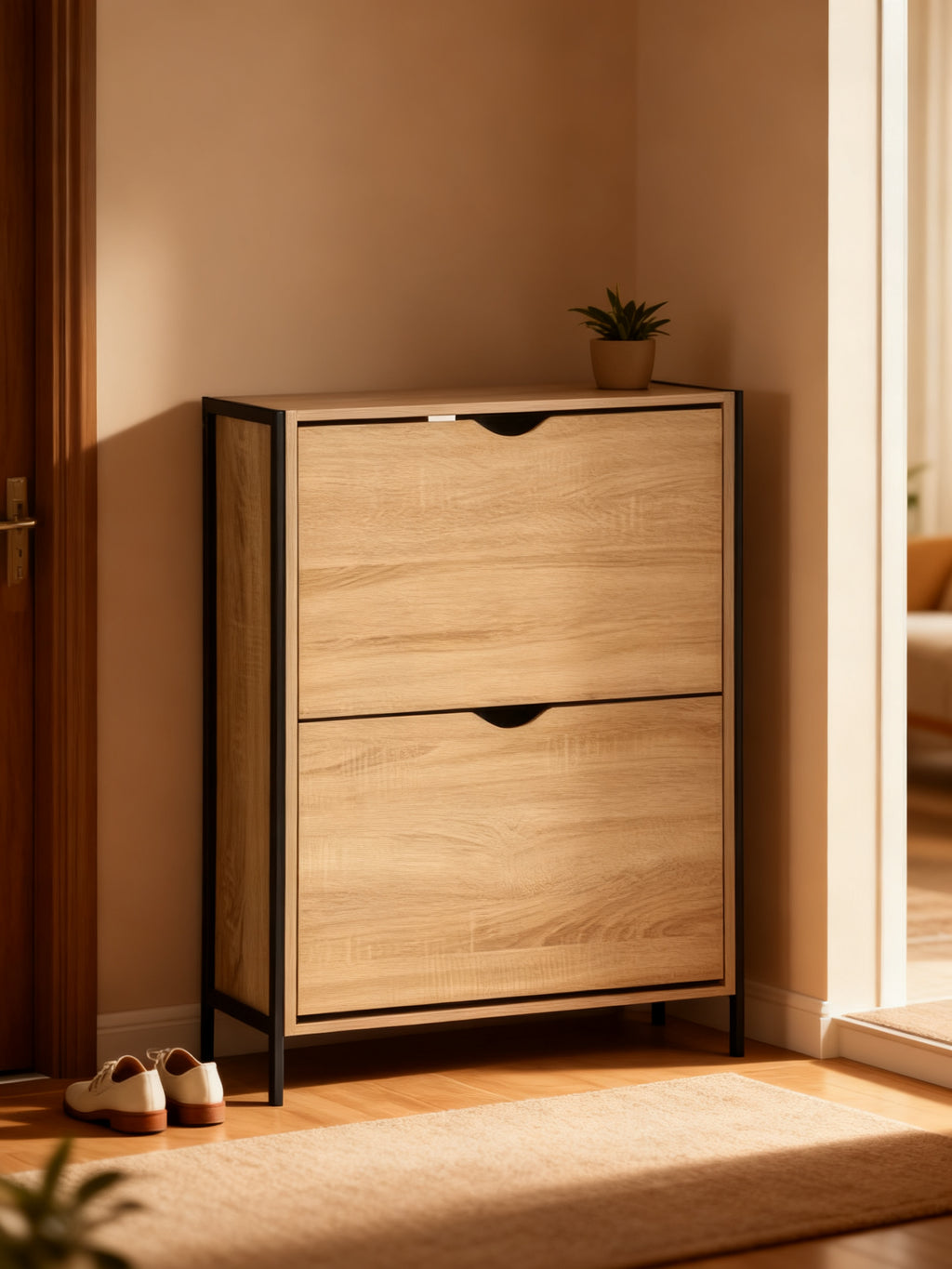MUEBLE ZAPATERO 2 NIVEL MAD-MET MOBLEKIT