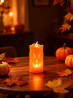 Lámpara de Vela Calabaza Halloween 1pc