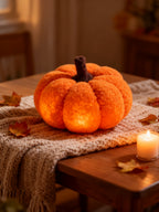 Pequeña Calabaza Naranja Decorativa 1pc