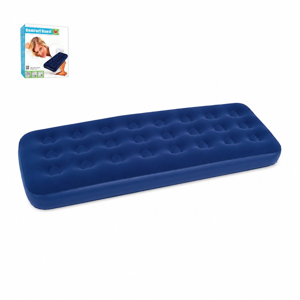 Colchón hinchable azul