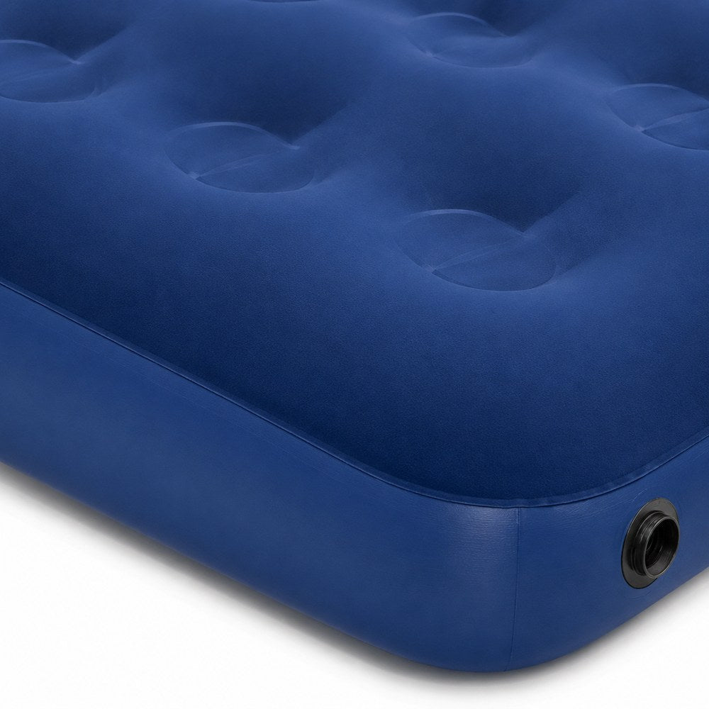 Colchón hinchable azul