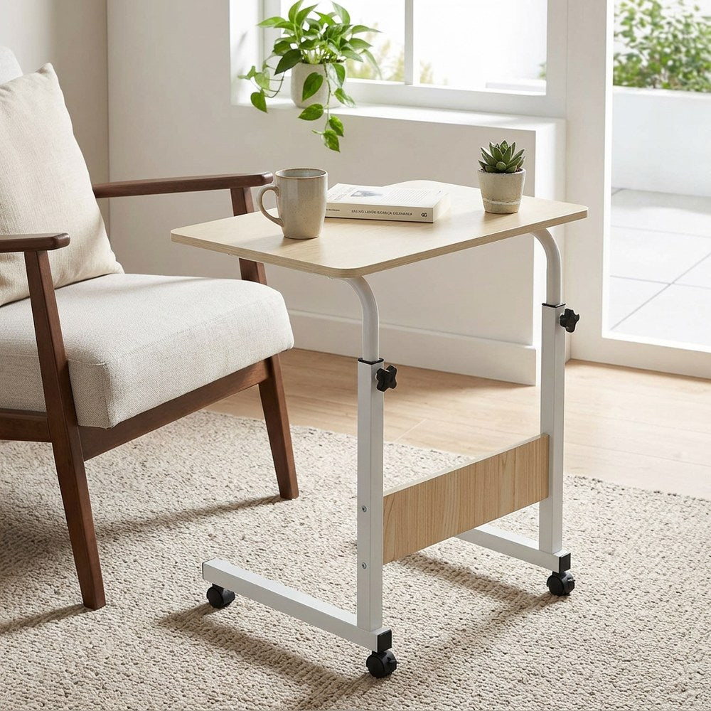 End Table with Wheels