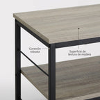 Mesa de Centro con Estante