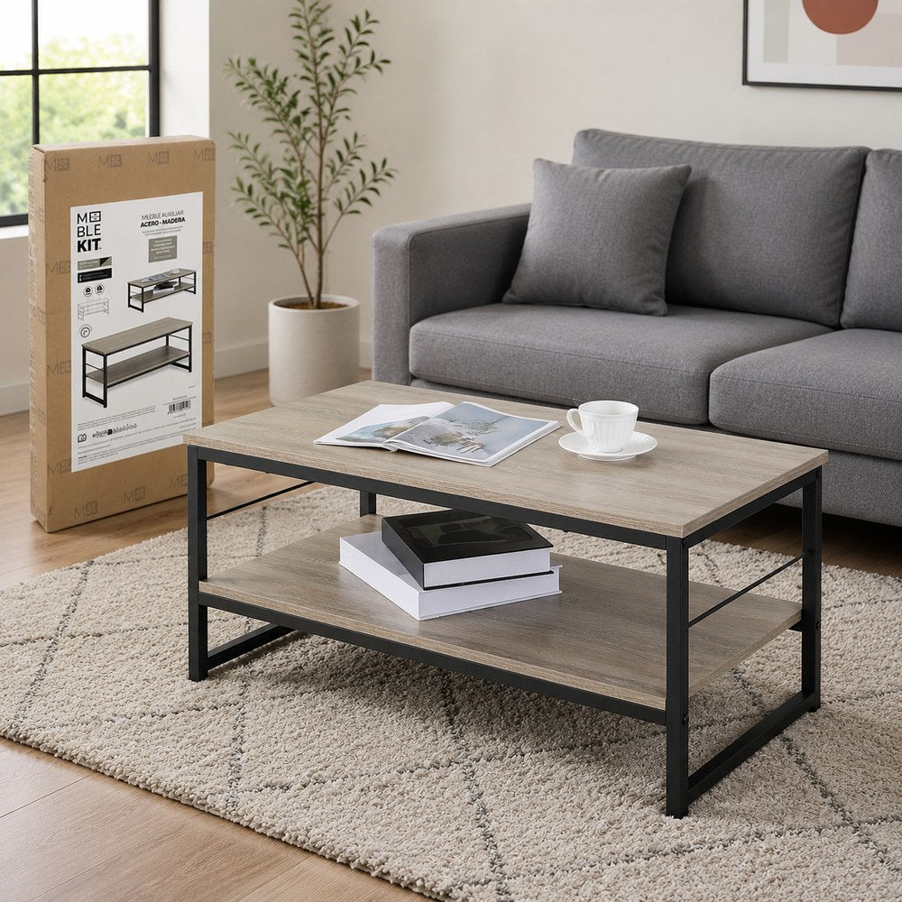 Mesa de Centro con Estante