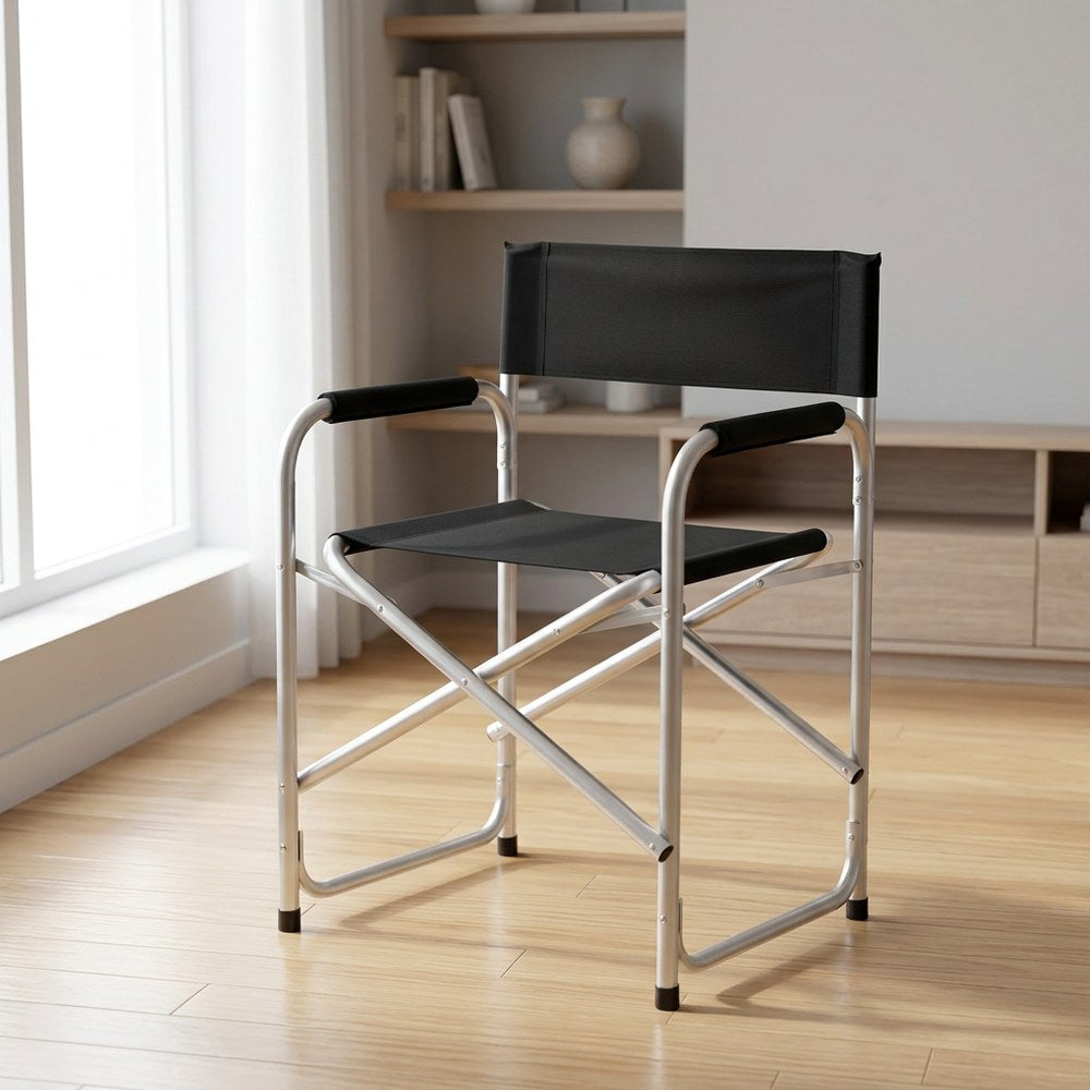 Folding aluminum chair
