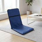 Silla plegable azul