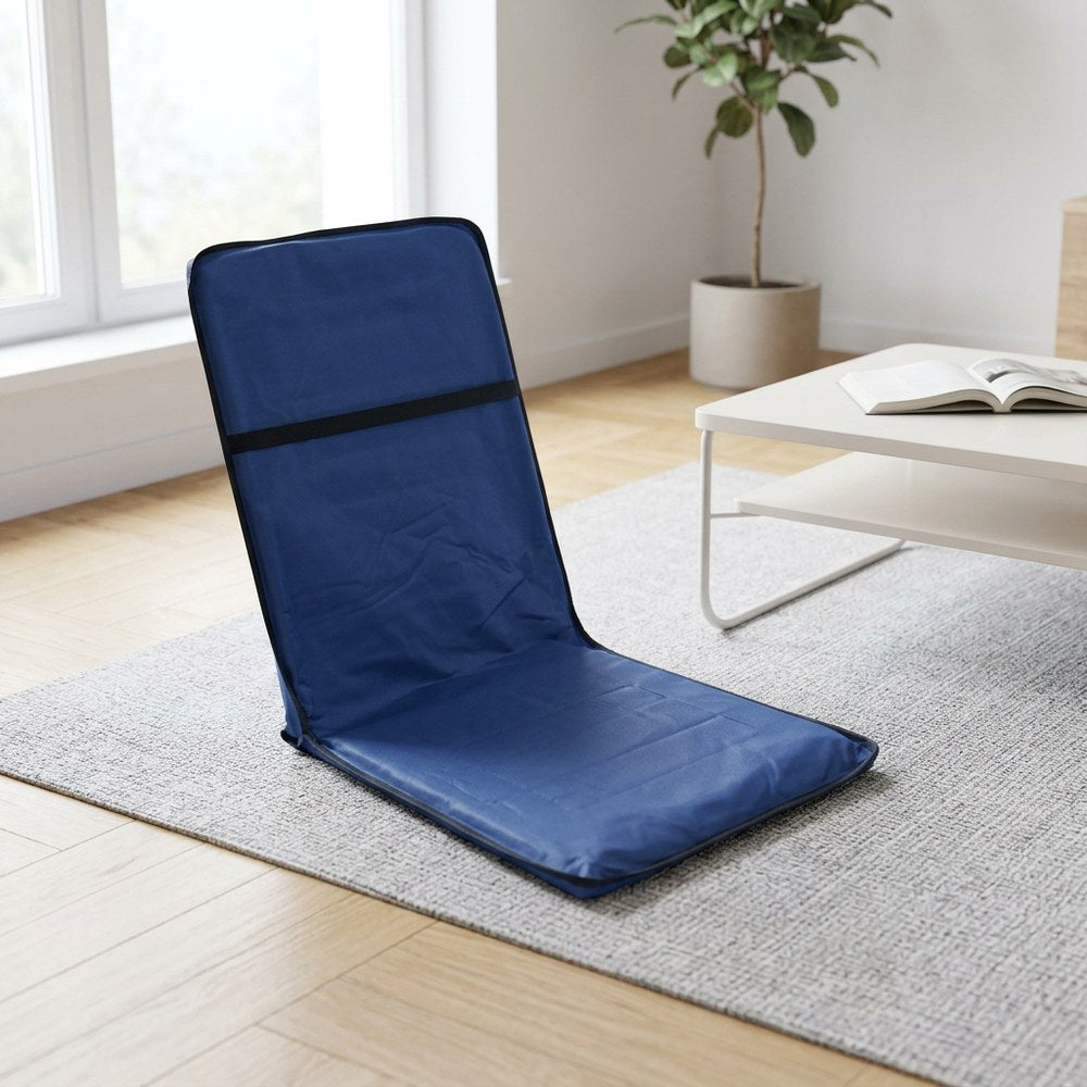 Silla plegable azul