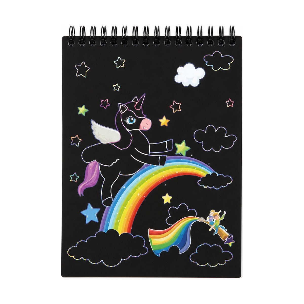 Papel Magico para Rascas A5 white background product image