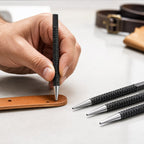 Sacabocados Punzonador 4 Piezas | 1.5 / 2.5 / 3 / 4mm | Metal, Plástico y Madera