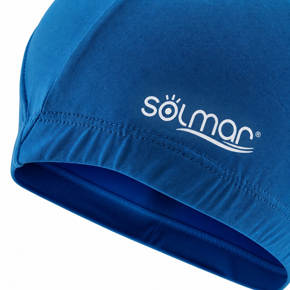 Blue Solmar Swimming Cap