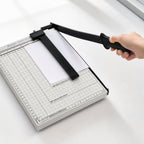 A4 Manual Lever Paper Trimmer | Base with Scale | Office, Arts & Crafts