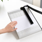 A4 Manual Lever Paper Trimmer | Base with Scale | Office, Arts & Crafts
