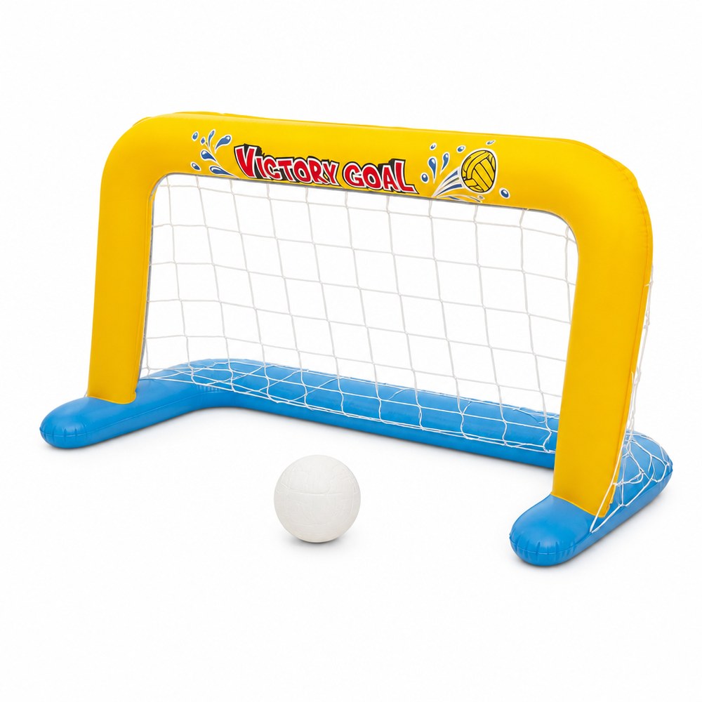 Portería hinchable de waterpolo con pelota