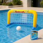 Portería hinchable de waterpolo con pelota