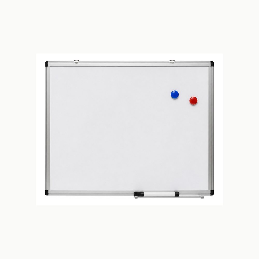 Magnetic Double-Sided Whiteboard 50x60