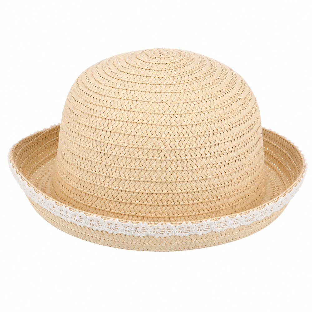 Sombrero de Paja con Encaje