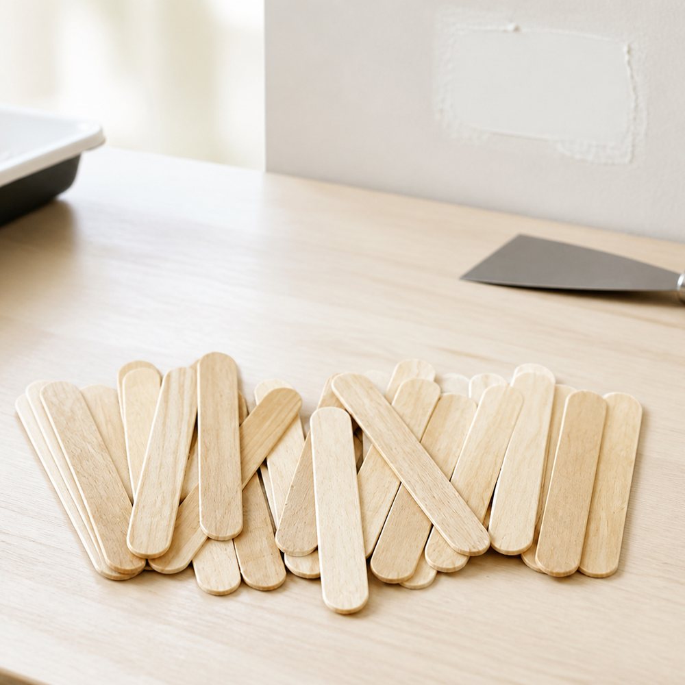 Natural Wooden Craft Sticks 6.5cm | 100% Biodegradable | Arts and Crafts