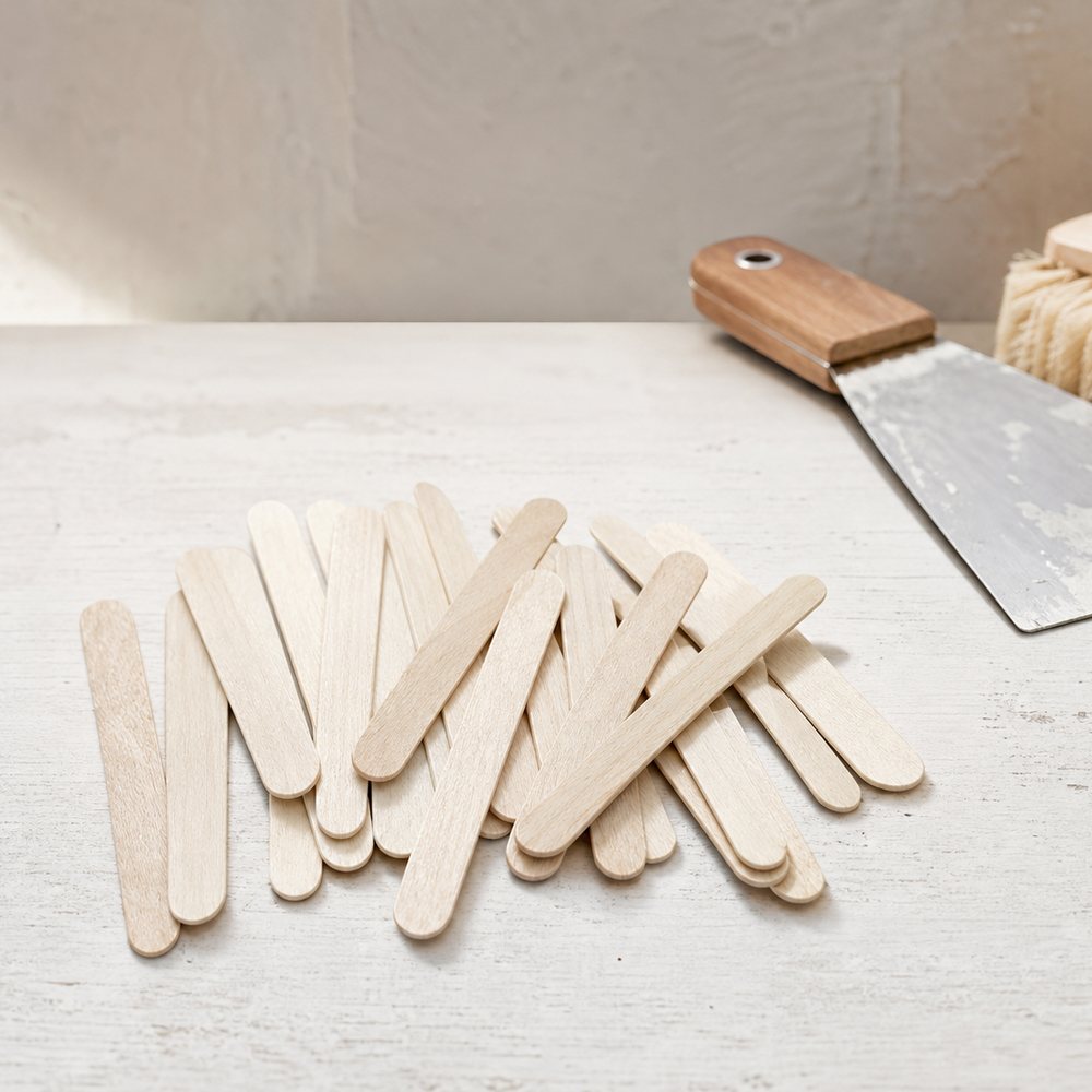 Natural Wooden Craft Sticks 6.5cm | 100% Biodegradable | Arts and Crafts