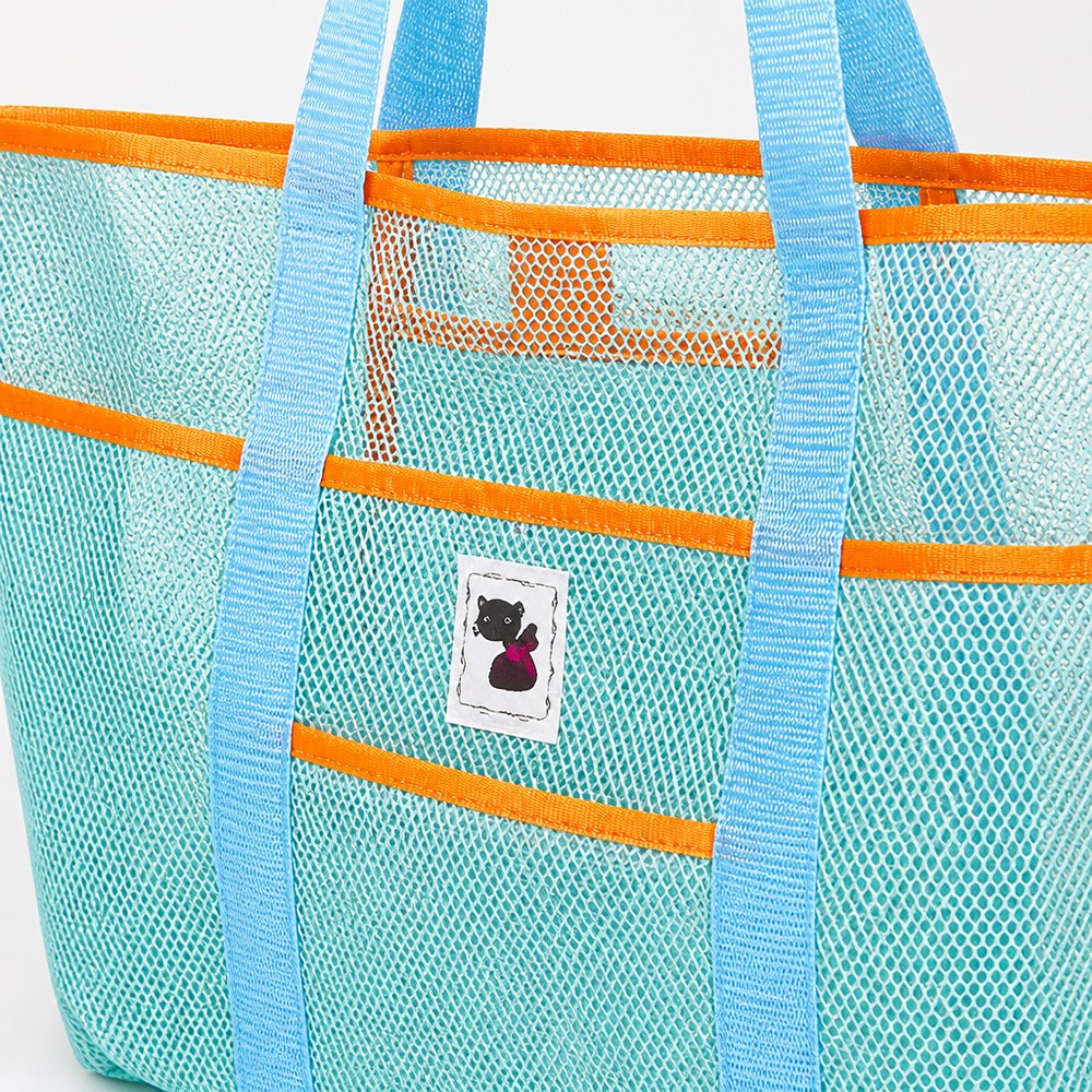 Acid-Colored Beach Bag