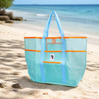 Acid-Colored Beach Bag