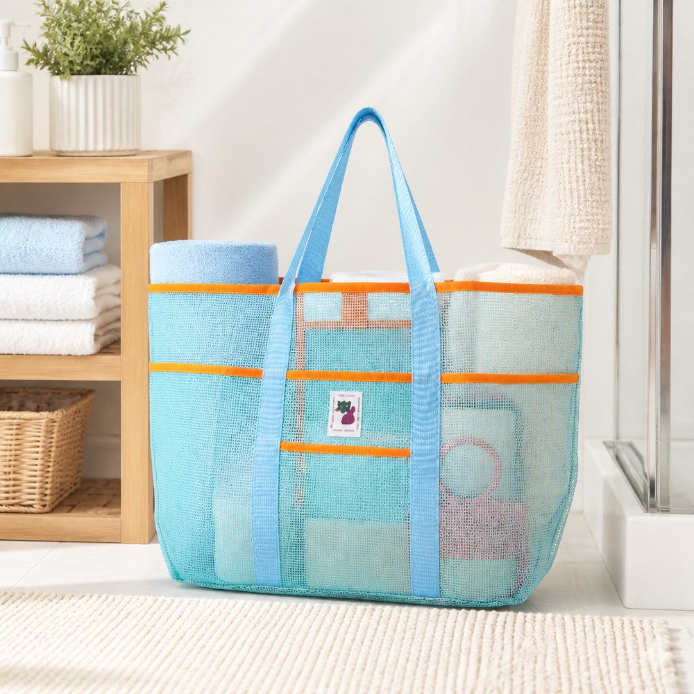 Acid-Colored Beach Bag