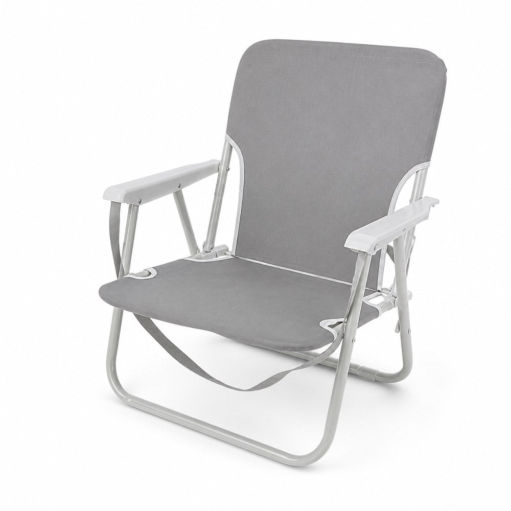 Silla plegable gris