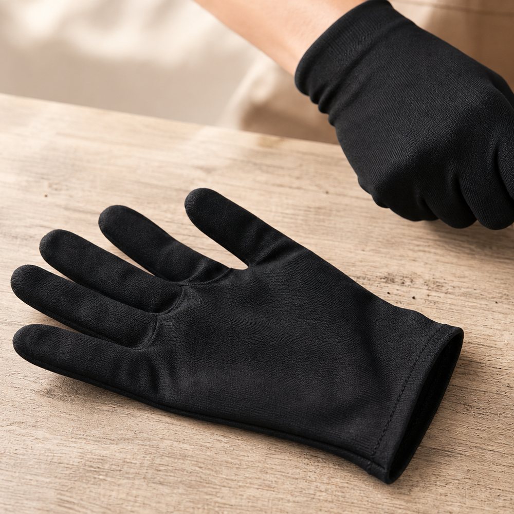 100% cotton gloves