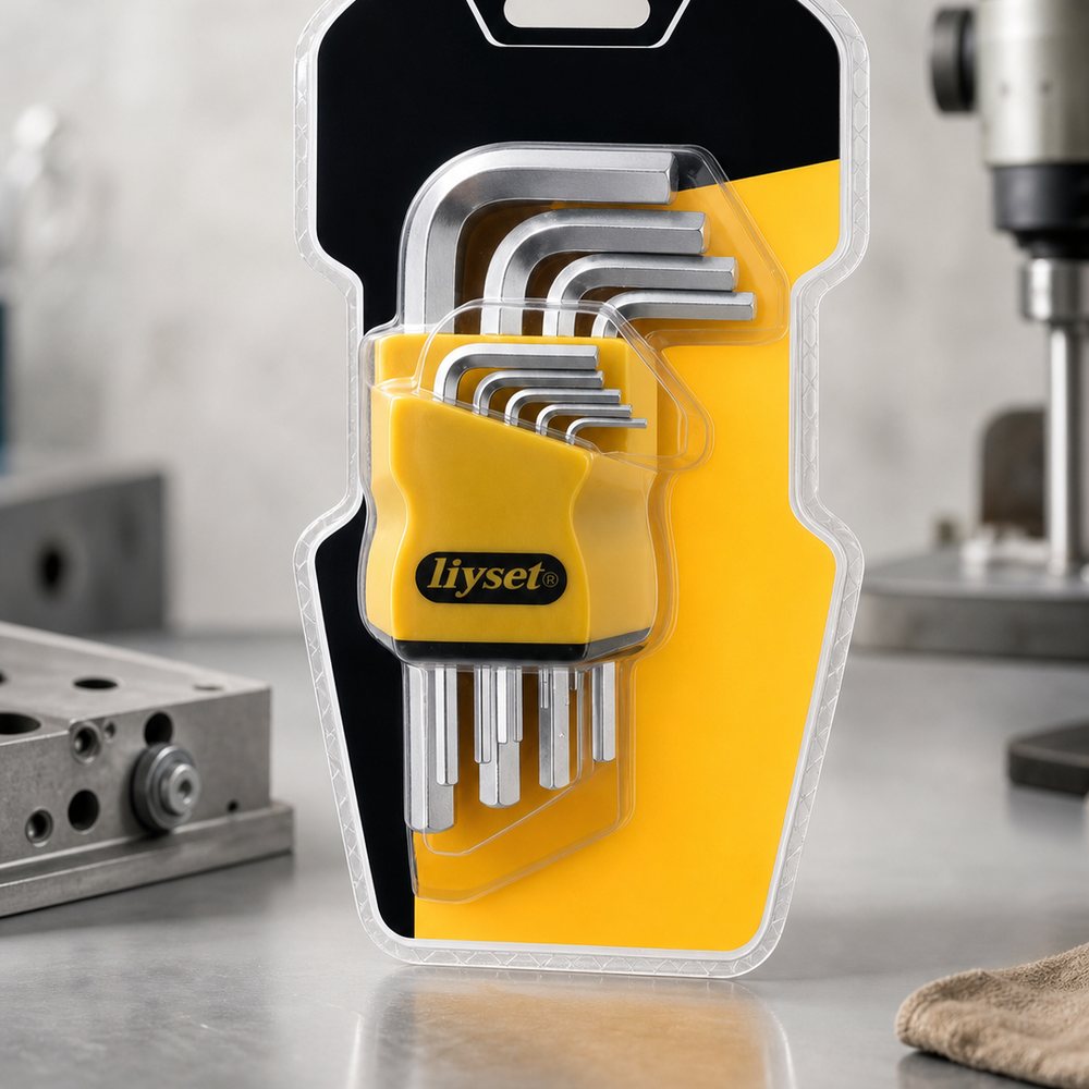 Llaves Allen Industrial de 9 piezas
