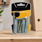 Hexagonal wood screws with expansion sleeves