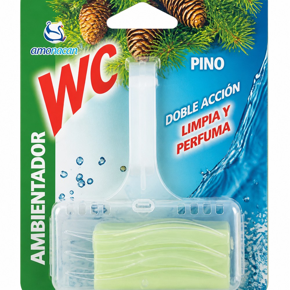 Ambientador WC Doble Acción Pino