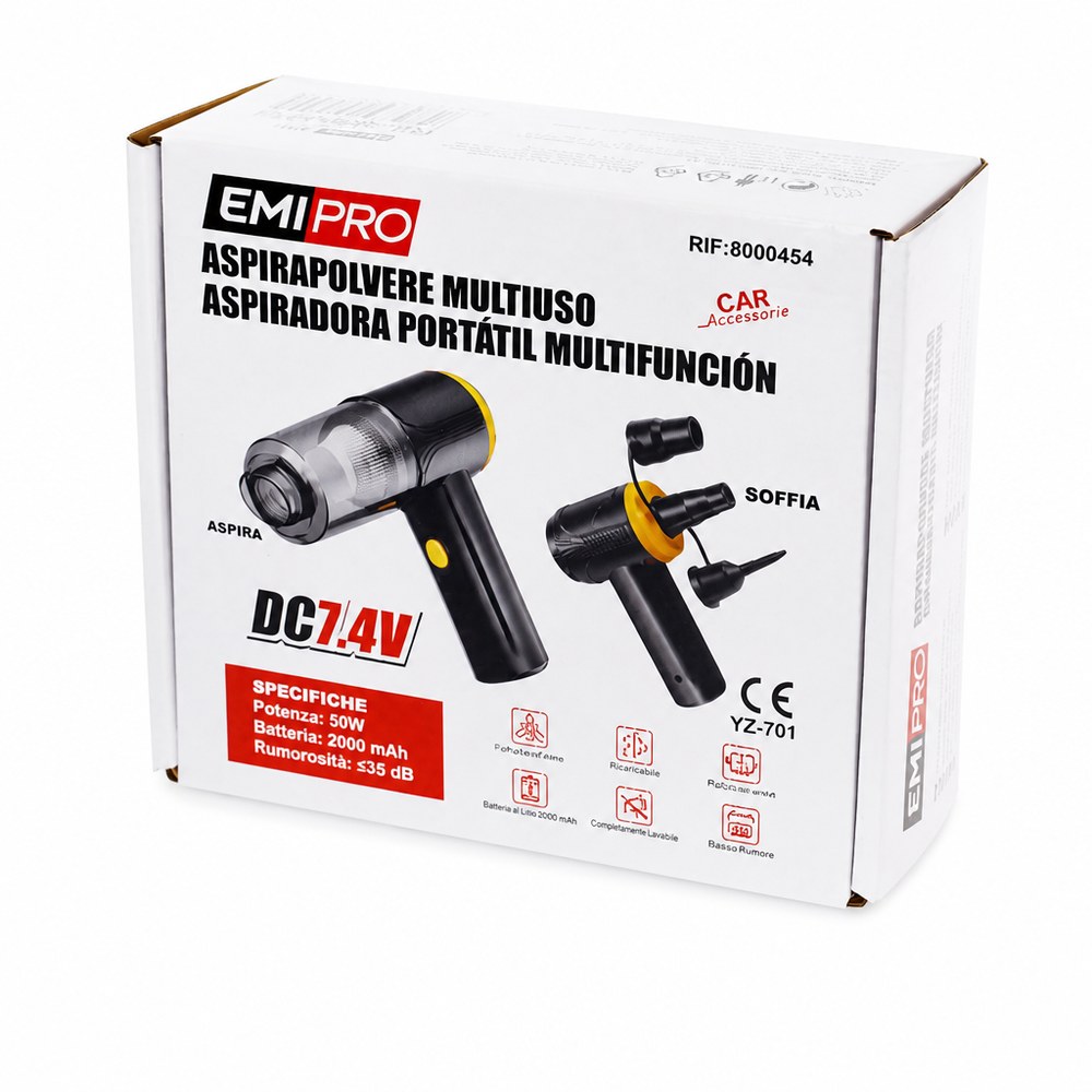 Aspirador Portatil - imagenes de producto y uso