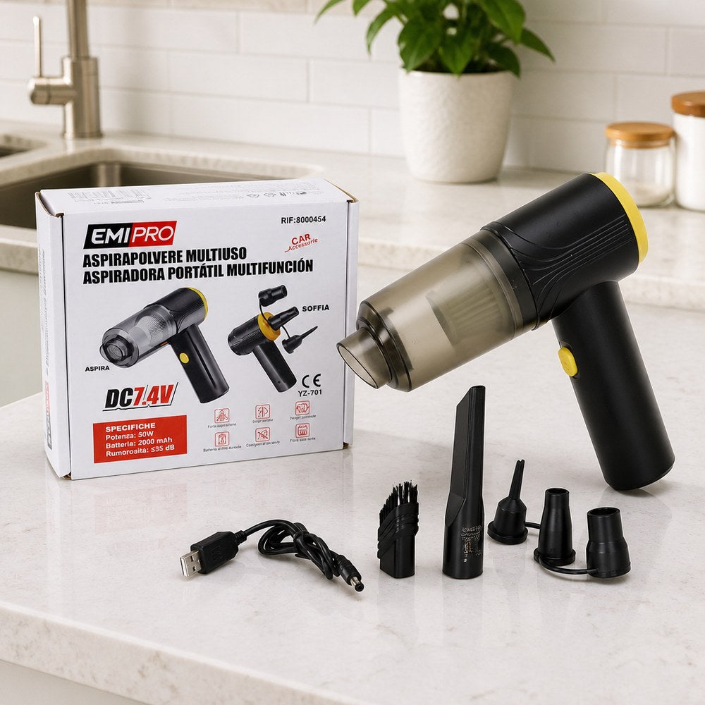 Aspirador Portátil Multiuso DC7.4V