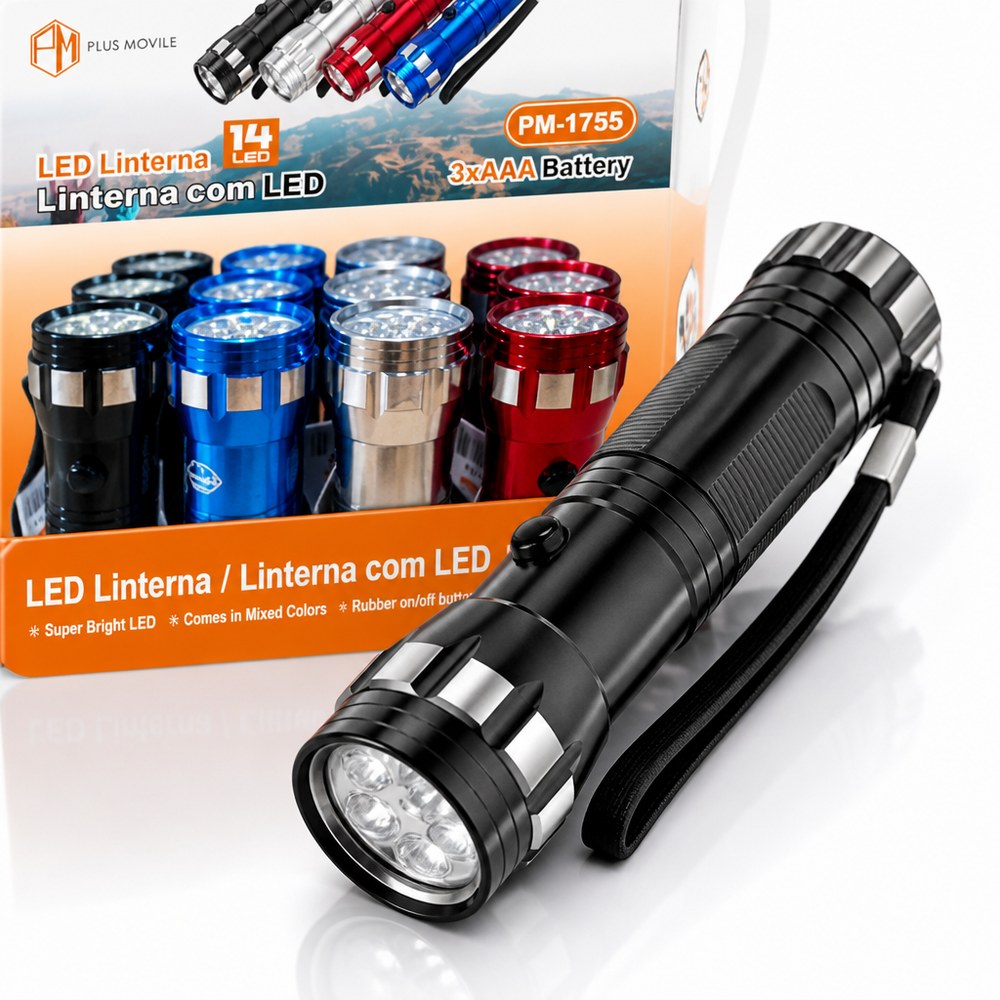Linterna LED de 14 LEDs PM-1755