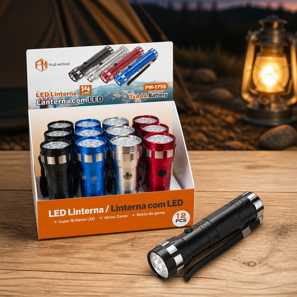 Linterna LED de 14 LEDs PM-1755