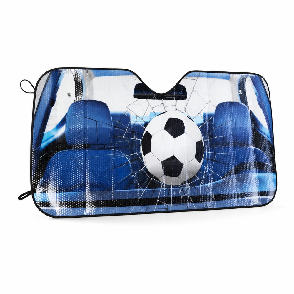 Parasol para Coche con Diseño de Fútbol