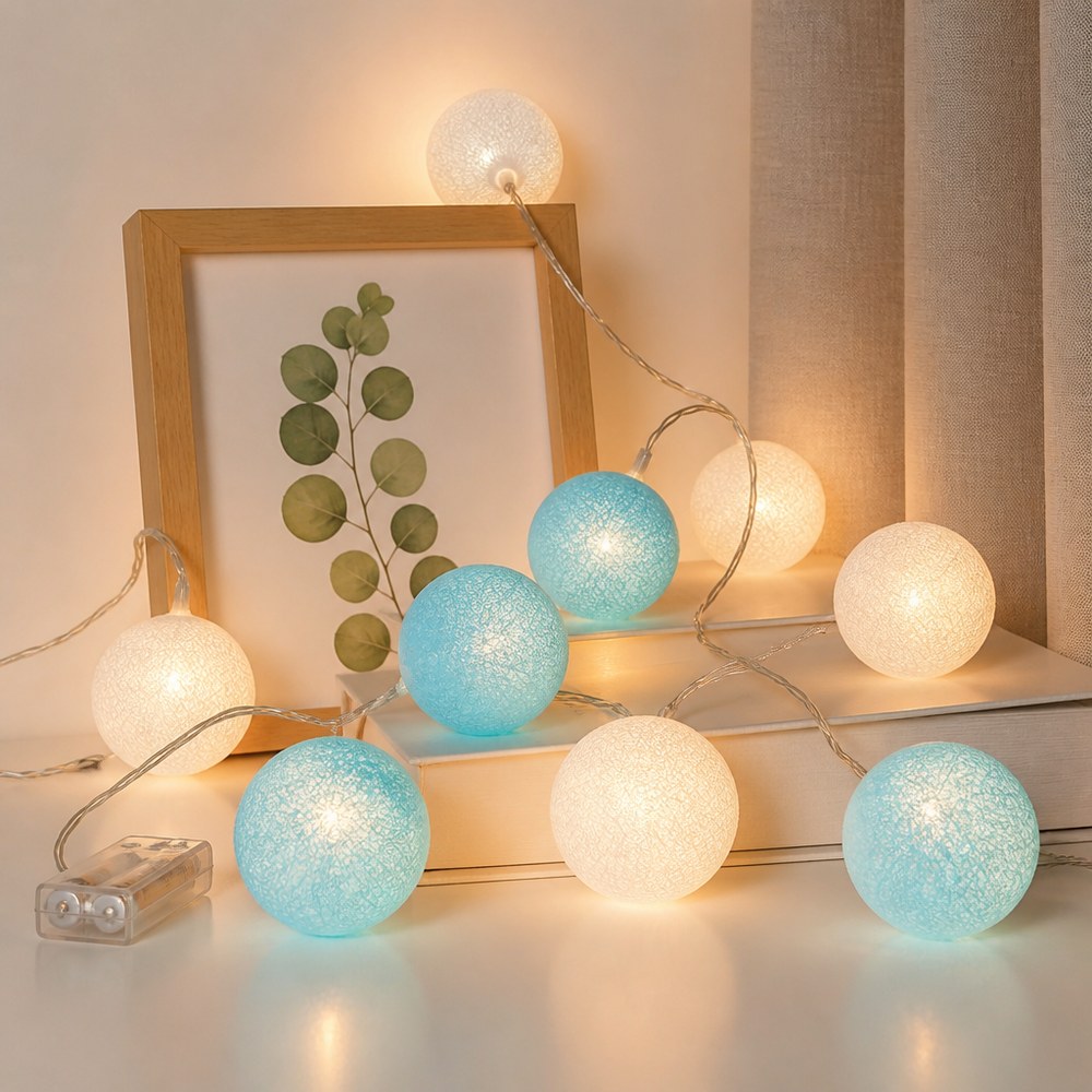 Guirnalda de Luces LED de 10 Bolas