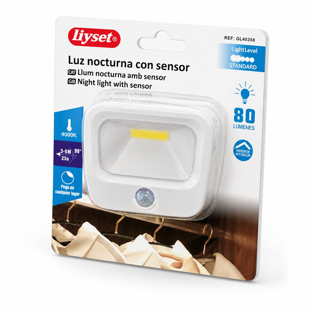 Luz nocturna con sensor Liyset