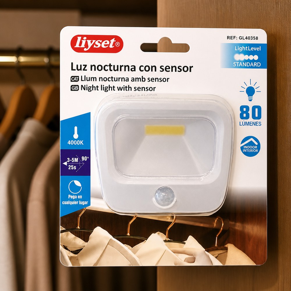 Luz nocturna con sensor Liyset