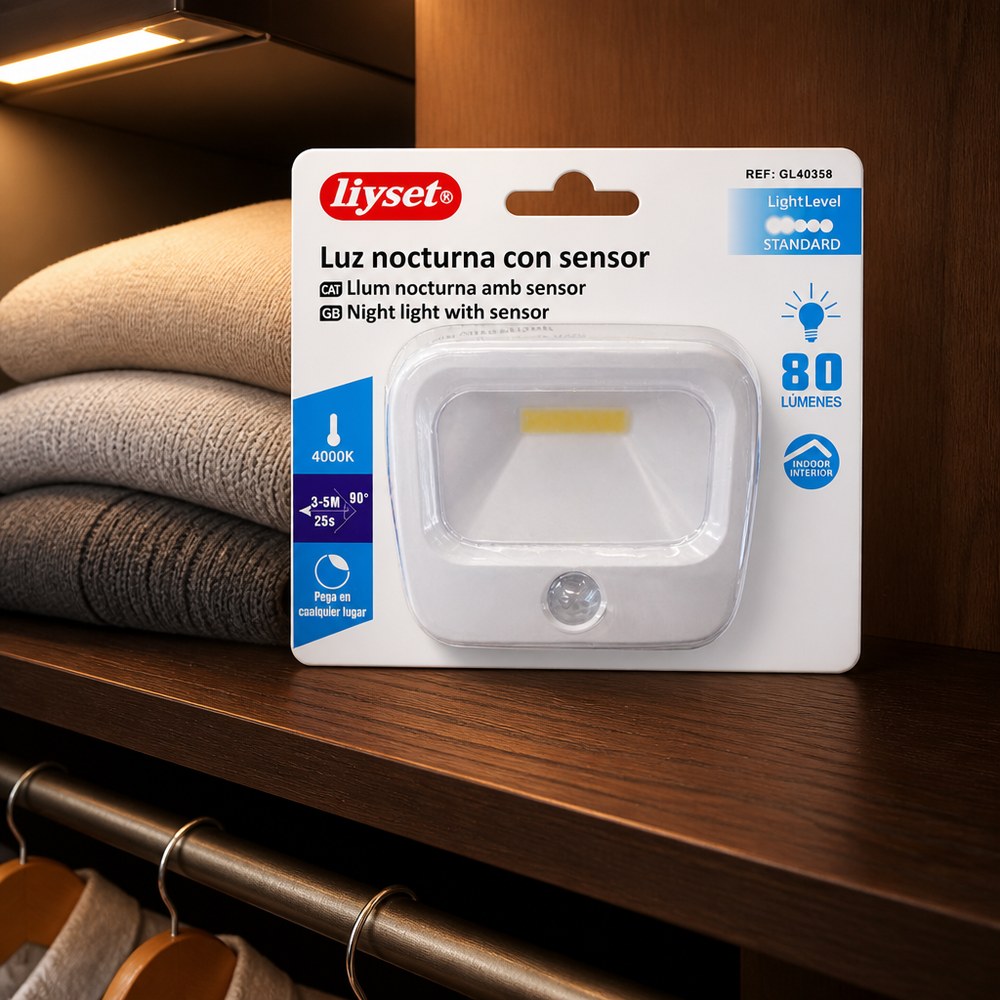 Luz nocturna con sensor Liyset