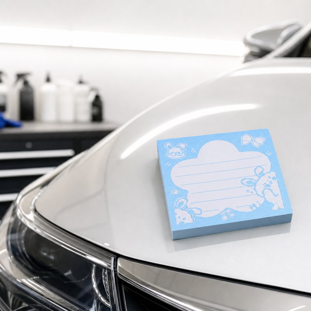 Rabbit-themed sticky notes