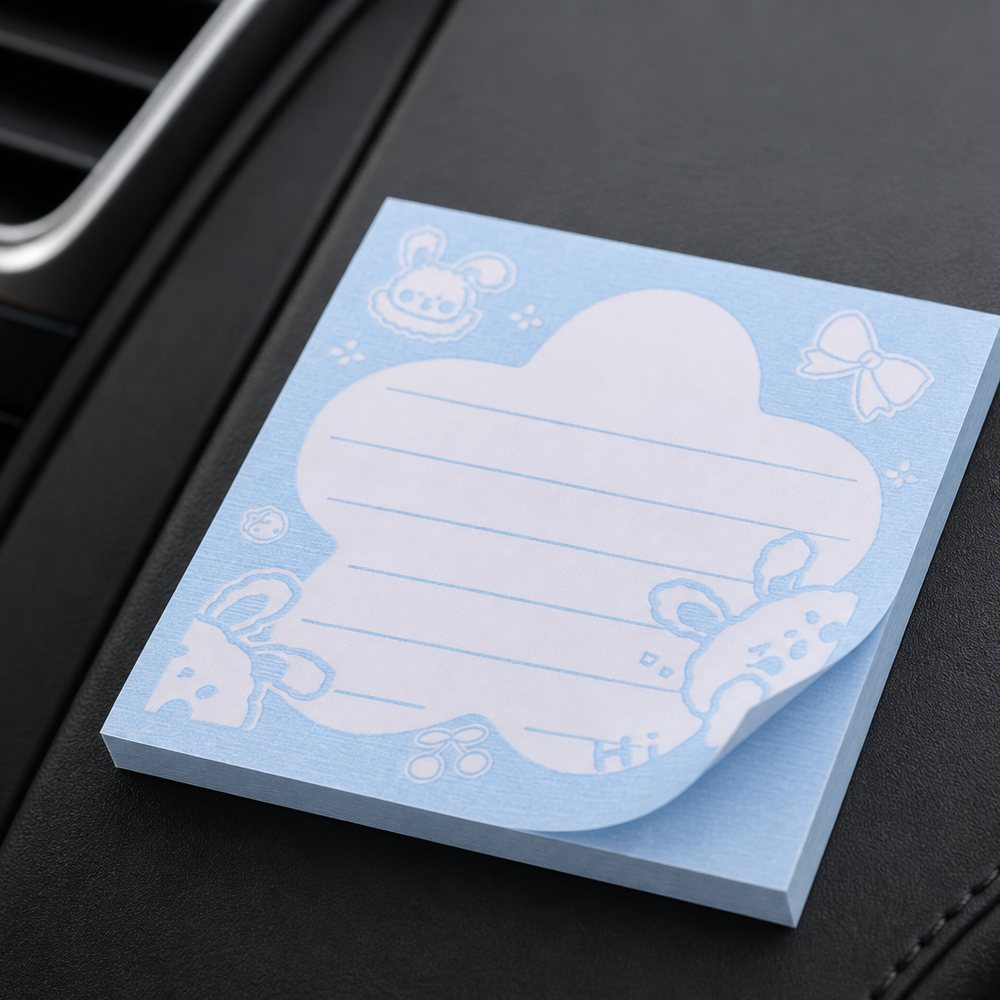 Rabbit-themed sticky notes